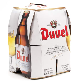 Duvel Belgian Ale - 4 bottles / 11.2oz