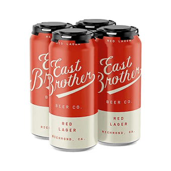 East Brother Red Lager - 4 cans / 16oz