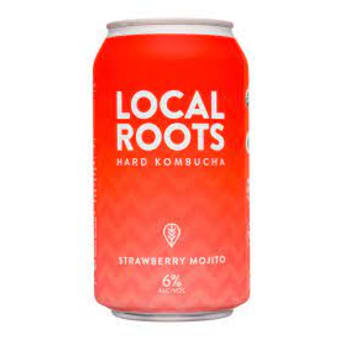 Local Roots Kombucha Strawberry Mojito - 1 can / 12oz