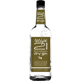 Recipe 21 London Dry Gin - 1L