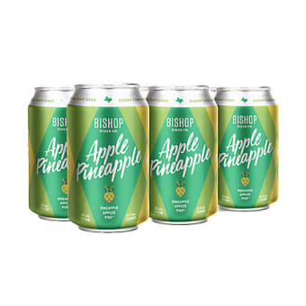 BISHOP CIDER APPLE PINEAPPLE 6 PK