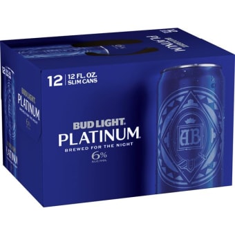 BUD LIGHT PLATINUM 12 PK CAN