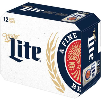 MILLER LITE 12 PK CAN
