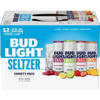 BUD LIGHT SELTZER 12OZ 12PK VARIETY CANS