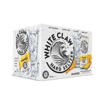 WHITE CLAW HARD SELTZER MANGO 12 OZ 12PK CANS