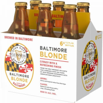 Guinness Baltimore Blonde - 6 pack bottle / 12oz