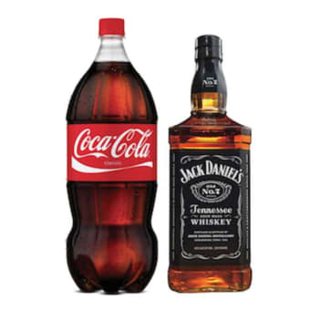 Jack Daniel's Black With 2L Coke - 750mL