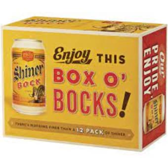 SHINER BOCK 12 PK CAN