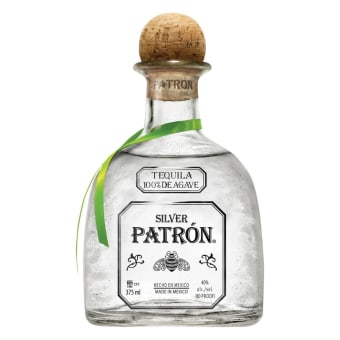 Patron 80 Proof Silver Tequila Bottle (375 ml)