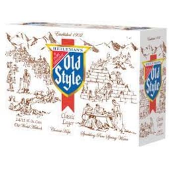 OLD STYLE LAGER 24 PK CAN