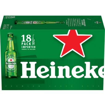HEINEKEN 12OZ 18PK BOTTLE