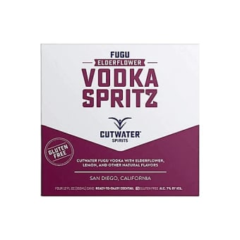 Cutwater Elderflower Vodka Spritz - 4 cans / 12oz