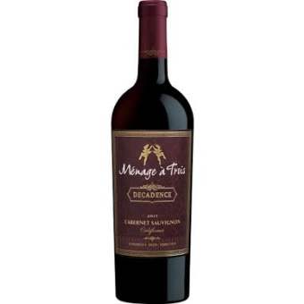 Menage a Trois Decadence Cabernet Sauvignon 750ml