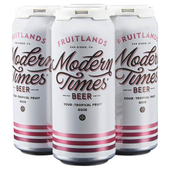 Modern Times Fruitlands Tropical Gose - 4x 16oz Cans