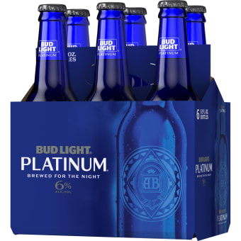 Bud Light Platinum 6pack 12oz