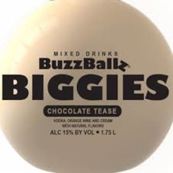 Buzz Ballz Biggies Chocolate Tease 1.75L