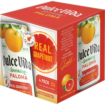 Dulce Vida Tequila Sparkling Paloma - 4 cans / 200mL