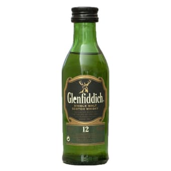 Glenfiddich 12 Year Old Single Malt Scotch Whiskey - 50mL