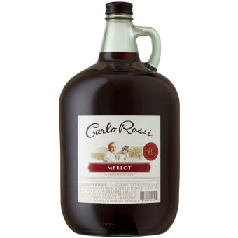 Carlo Rossi Merlot Glass Jug California (4 L)