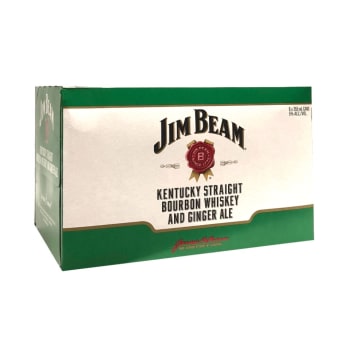 Jim Beam Ginger Ale - 6 cans / 12oz