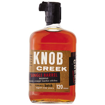 Knob Creek Single Barrel Bourbon Whiskey - 750ml Bottle