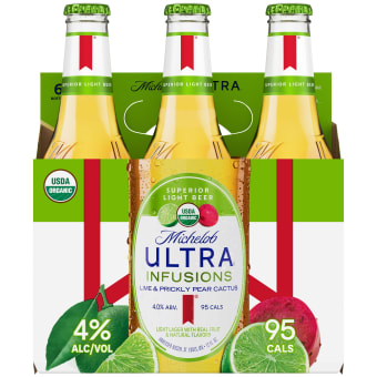 Michelob Ultra Infusions Lime & Prickly Pear Cactus 6pack 12oz