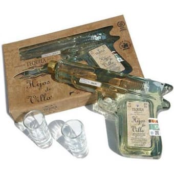 Higos de Villa Reposado 375ml pistol glass bottle