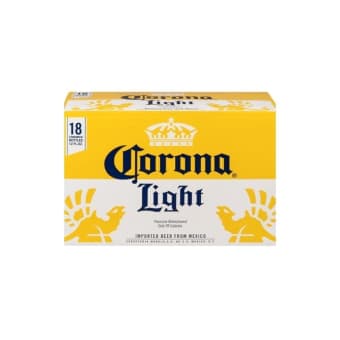 CORONA LIGHT 12OZ 18PK BOTTLE