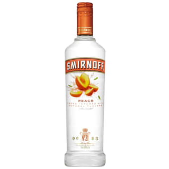 Smirnoff Peach Flavored Vodka - 750mL