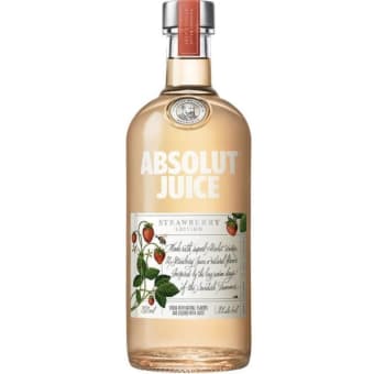Absolut Juice Strawberry Flavored Vodka - 750mL