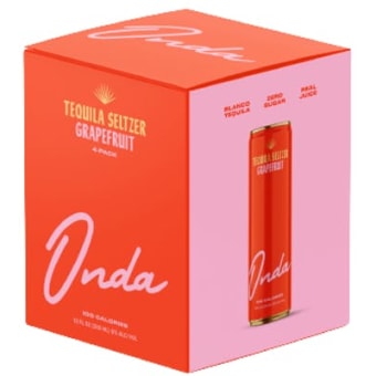 Onda Sparkling Tequila Grapefruit - 4 cans / 12oz
