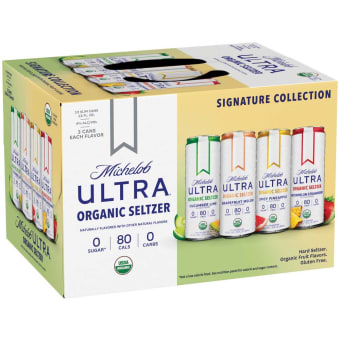 Michelob Ultra Signature Collections Organic Seltzer - 12 cans / 12oz