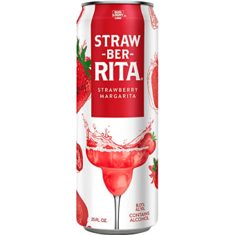 Bud Light Lime Straw-Ber-Rita Margarita - 1 can / 25oz