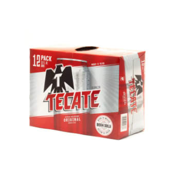 Tecate Mexican Pale Lager - 12 cans / 12oz