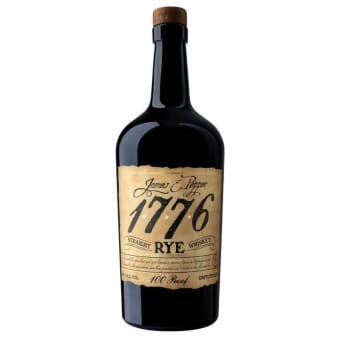James E. Pepper 1776 100 Proof Straight Whiskey Rye - 750mL