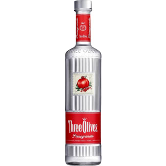 THREE OLIVES POMEGRANATE VODKA 750ML