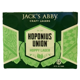 JACKâ€™S ABBY HOPONIUS UNION 12PK 12OZ CANS