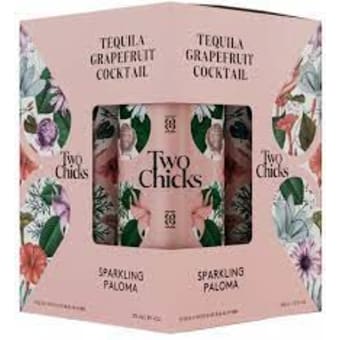 Two Chicks Sparkling Paloma - 4 Cans/ 12oz