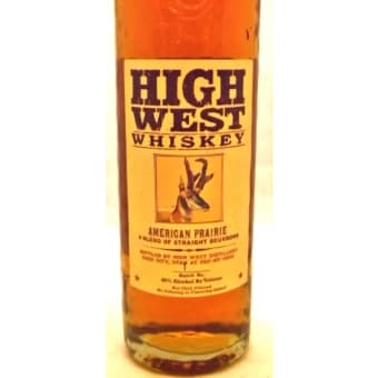 HIGH WEST - AMERICAN PRAIRIE BOUR - .375L