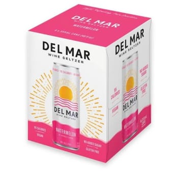 Del Mar Wine Seltzer Watermelon 4 Pack 355Ml can