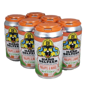 Belching Beaver Hard Seltzer Pineapple & Mango 6x12oz Cans