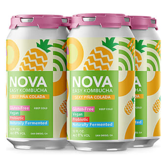 Nova Easy Kombucha - Sexy Pina Colada 4x12oz Cans