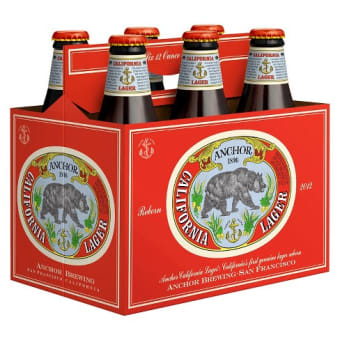 Anchor California Lager 6 pack bottle