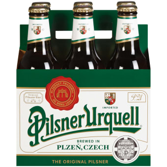 Pilsner Urquell 6 pack bottle