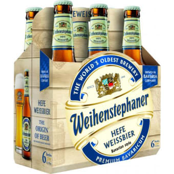 Weihenstephaner Hefe Weissbier 6 pack bottle