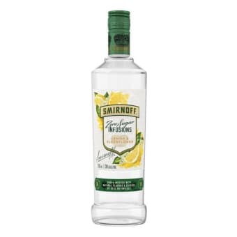 SMIRNOFF ZERO LEMON AND ELDERFLOWER 750ML