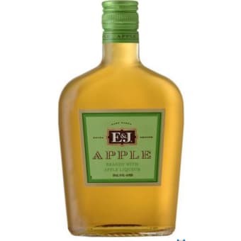 E&J BRANDY APPLE 375ML