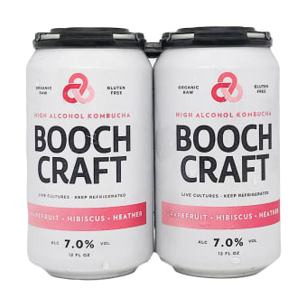 BoochCraft Grapefruit Hibiscus 6x12oz Cans