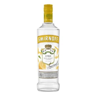 SMIRNOFF CITRUS 750ML