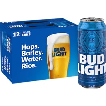 BUD LIGHT 12PK CANS